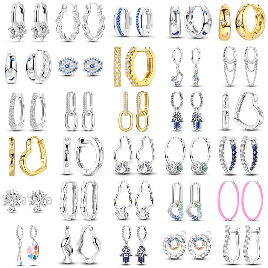 1 pair of 925 sterling silver hypoallergenic women's fashionable and versatile earrings, jewelry gift
1 pair of 925 sterling silver hypoallergenic women's fashionable and versatile earrings, jewelry gift