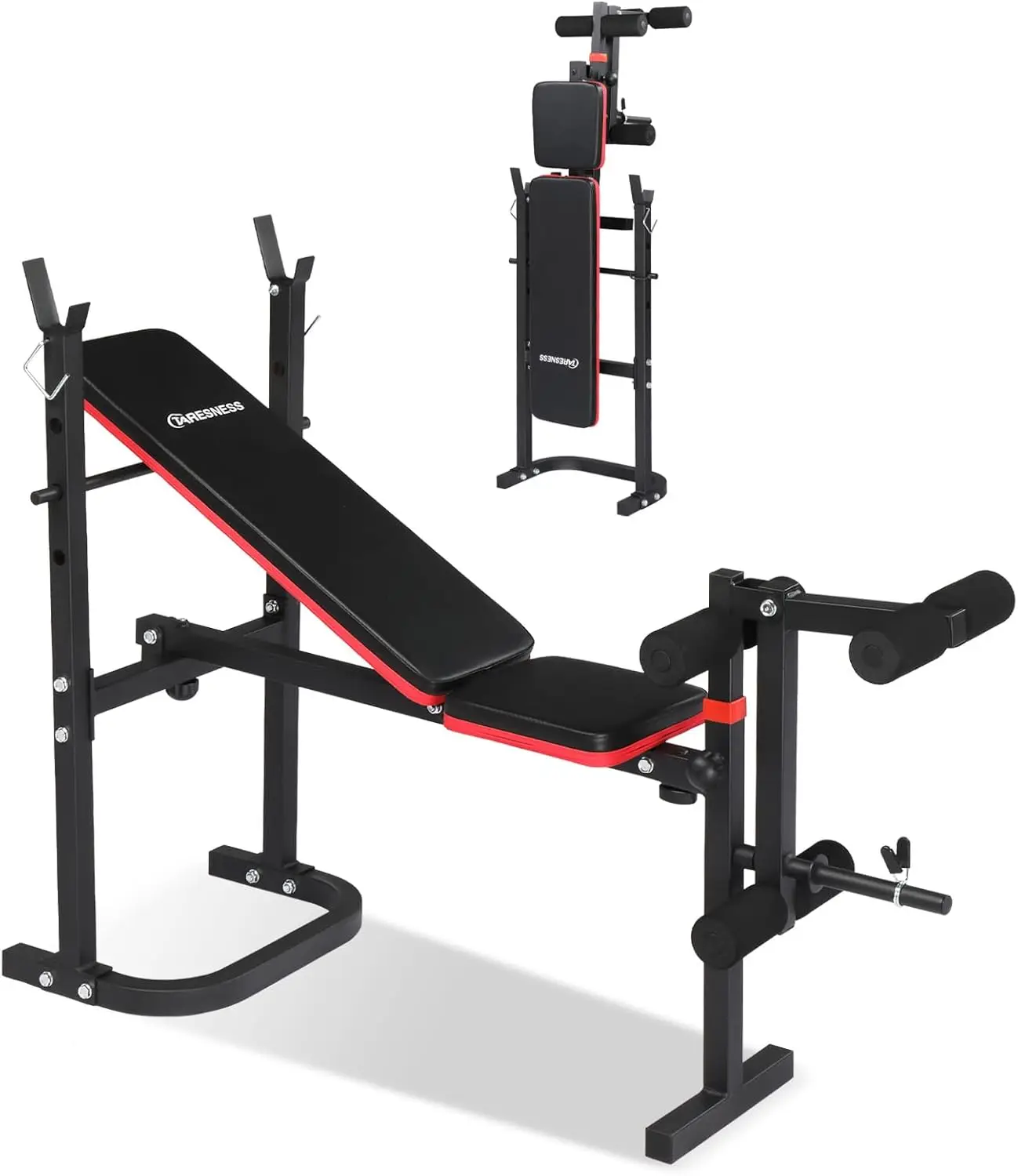 Weight Bench with Adjustable Workout Bench and Barbell Rack and Leg Developer Foldable Weight Bench for Home Gym Youth Strength
Weight Bench with Adjustable Workout Bench and Barbell Rack and Leg Developer Foldable Weight Bench for Home Gym Youth Strength