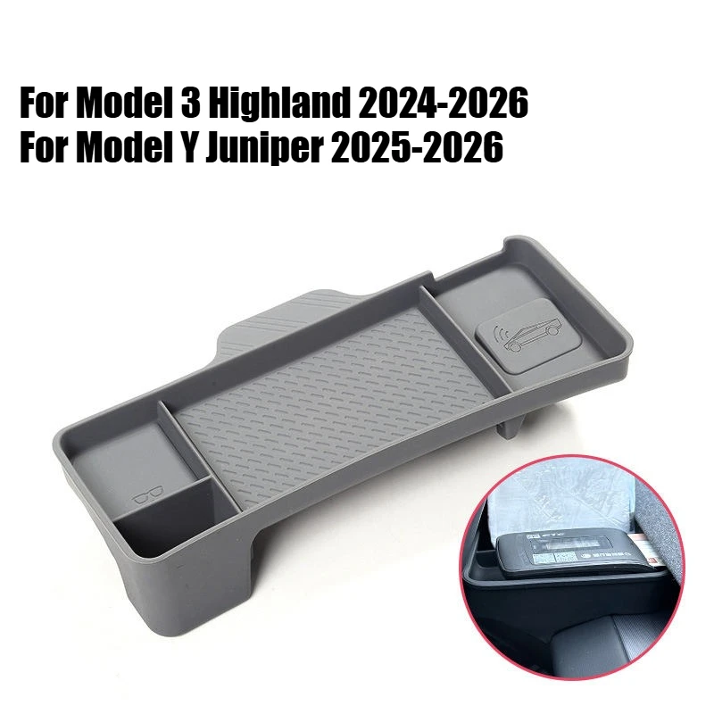 Center Console Screen Rear Organizer For Tesla Model Y Juniper 2025 Model 3 Highland Silicone Dashboard Storage Tray Tissue Box
Center Console Screen Rear Organizer For Tesla Model Y Juniper 2025 Model 3 Highland Silicone Dashboard Storage Tray Tissue Box