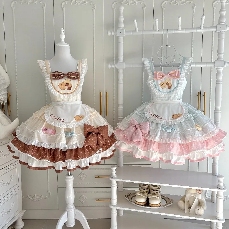 Lolita Princess Costume Cosplay Sweet Dress Jsk Polka-dot Bow Skirt Apron Maid for Women Japanese-style Outfits Theme Party
Lolita Princess Costume Cosplay Sweet Dress Jsk Polka-dot Bow Skirt Apron Maid for Women Japanese-style Outfits Theme Party