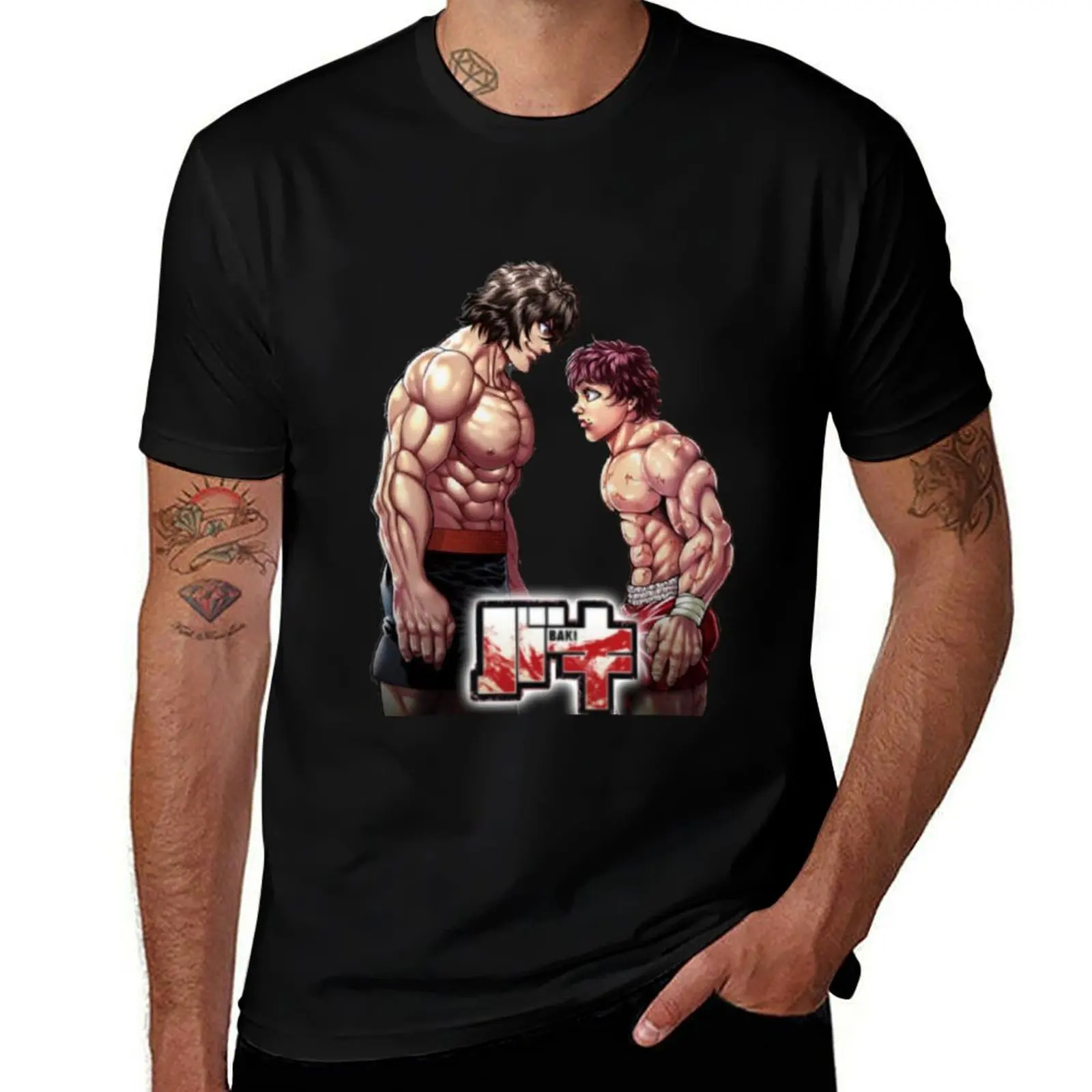 Old Baki VS New Baki Hanma fanart T-Shirt funny t shirts cotton man t shirts for men T-Shirt
Old Baki VS New Baki Hanma fanart T-Shirt funny t shirts cotton man t shirts for men T-Shirt