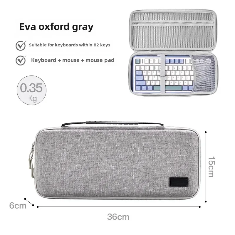 Mechanical keyboard storage bag Customized 65/75/87/98 key mouse keyboard bag Protective Soft Shock-resistant
Mechanical keyboard storage bag Customized 65/75/87/98 key mouse keyboard bag Protective Soft Shock-resistant