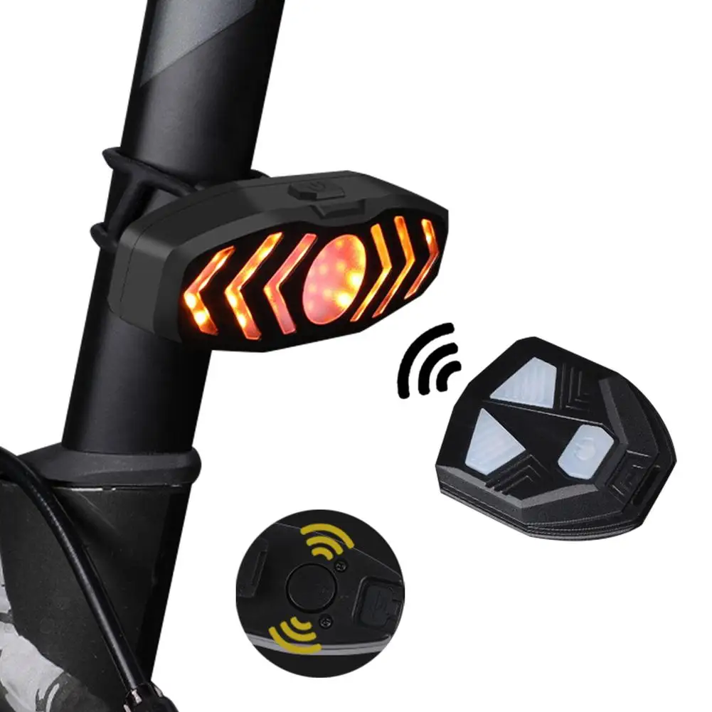 Bicycle Turn Signals Light Wireless Remote Control Mountain Road Bike Tail Light Cycling Safety Warning Brake Light
Bicycle Turn Signals Light Wireless Remote Control Mountain Road Bike Tail Light Cycling Safety Warning Brake Light