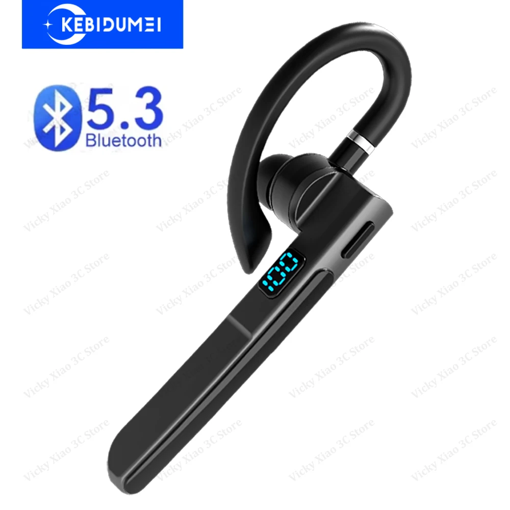 Bluetooth 5,3 наушники с крючком для наушников спортивная деловая беспроводная гарнитура со светодиодным дисплеем HIFI стерео водонепроницаемые наушники
Bluetooth 5,3 наушники с крючком для наушников спортивная деловая беспроводная гарнитура со светодиодным дисплеем HIFI стерео водонепроницаемые наушники