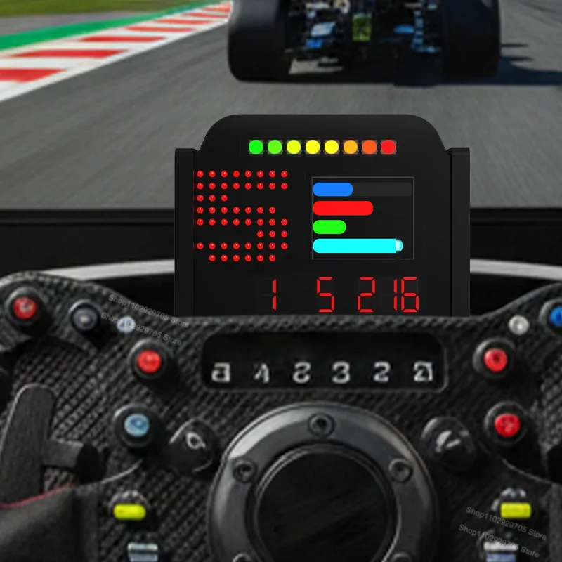 PC USB Simracing Game Multifunctional Dashboard Display Meters For Thrustmaster / Logitech /SIMAGIC FANATEC /MOZA
PC USB Simracing Game Multifunctional Dashboard Display Meters For Thrustmaster / Logitech /SIMAGIC FANATEC /MOZA