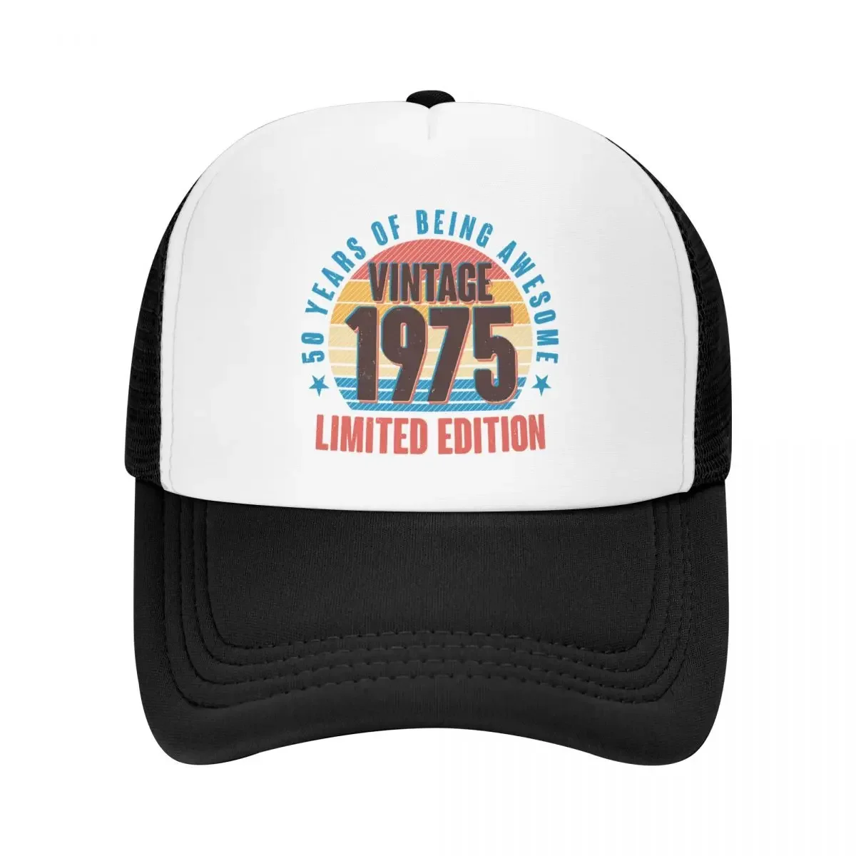 Custom 50 Years Of Being Awesome 1975 Limited Edition Baseball Cap Women Men Adjustable Trucker Hat Sports Snapback Hats
Custom 50 Years Of Being Awesome 1975 Limited Edition Baseball Cap Women Men Adjustable Trucker Hat Sports Snapback Hats