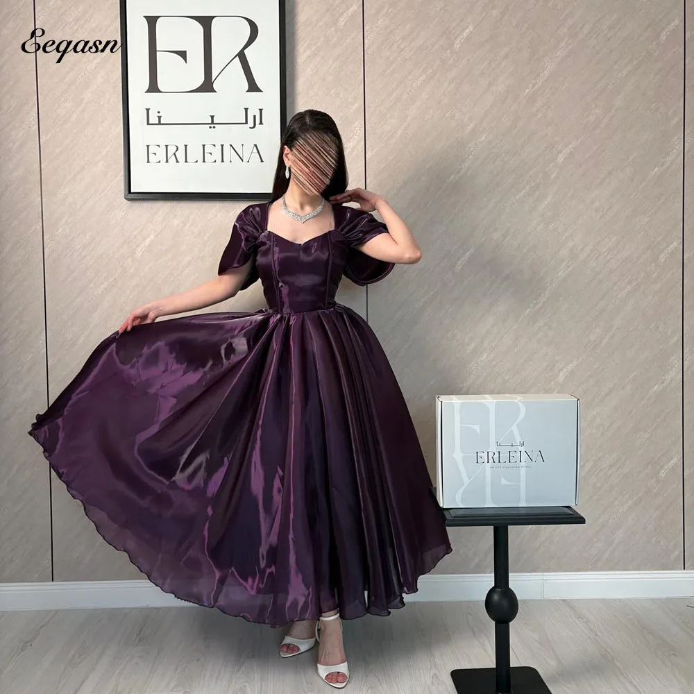 Eeqasn Customized Dark Purple Formal Evening Dress A-line vestidos de noche Ankle Length Elegant Wedding Party Dresses 2026
Eeqasn Customized Dark Purple Formal Evening Dress A-line vestidos de noche Ankle Length Elegant Wedding Party Dresses 2026