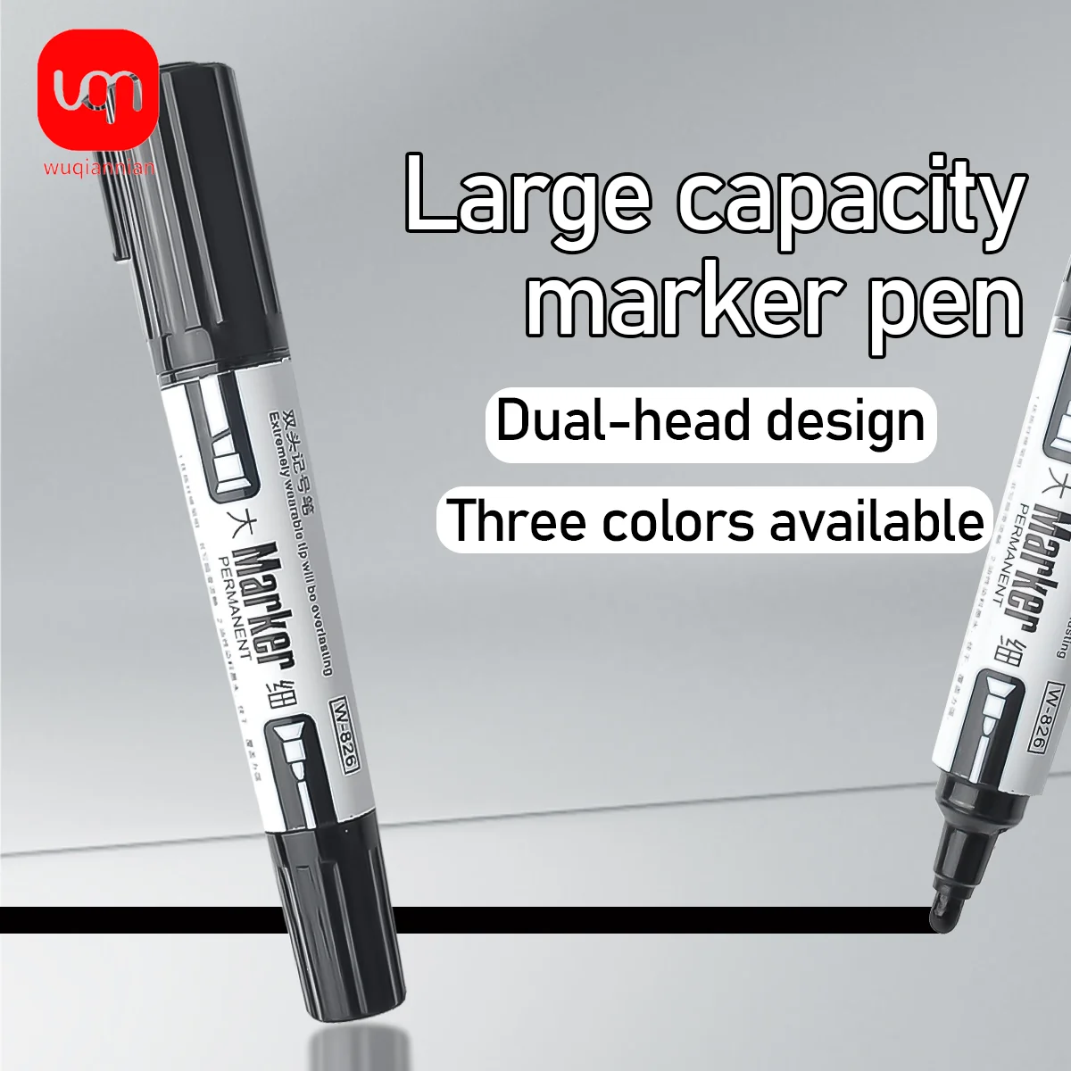 Double-Ended Permanent Marker,3 Colors, Waterproof,Quick-Dry,Paint Marker with Large Ink Capacity for Wood,Plastic,Glass
Double-Ended Permanent Marker,3 Colors, Waterproof,Quick-Dry,Paint Marker with Large Ink Capacity for Wood,Plastic,Glass