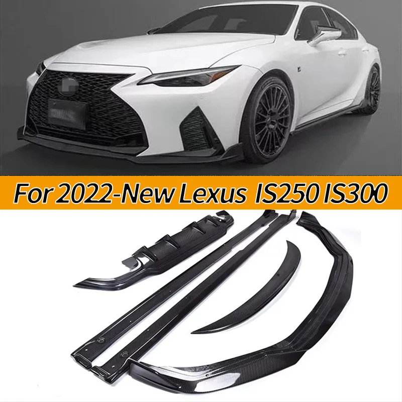 Подходит для Lexus IS300 AWD IS350h 2022, автомобиль из углеродного волокна, передняя лопата, задний диффузор для губ, заднее крыло, окружающий автомобиль 
Подходит для Lexus IS300 AWD IS350h 2022, автомобиль из углеродного волокна, передняя лопата, задний диффузор для губ, заднее крыло, окружающий автомобиль