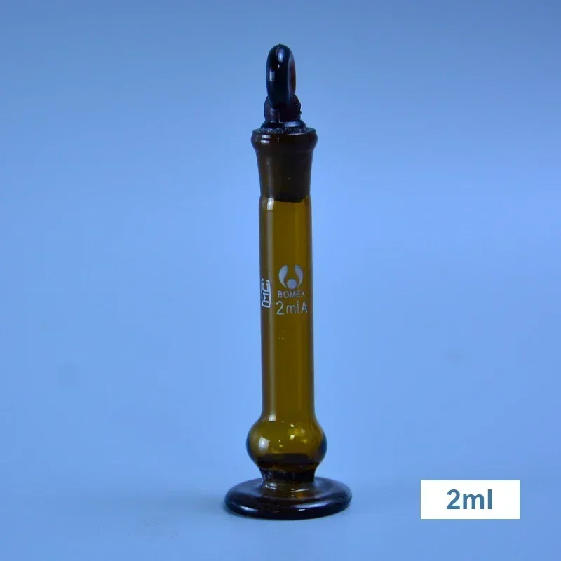 1ml/2ml/5ml Brown Glass Volumetric Flask for School Experiment with Long Neck and Glass Plug, Quantitative Bottle Tool Parts
1ml/2ml/5ml Brown Glass Volumetric Flask for School Experiment with Long Neck and Glass Plug, Quantitative Bottle Tool Parts