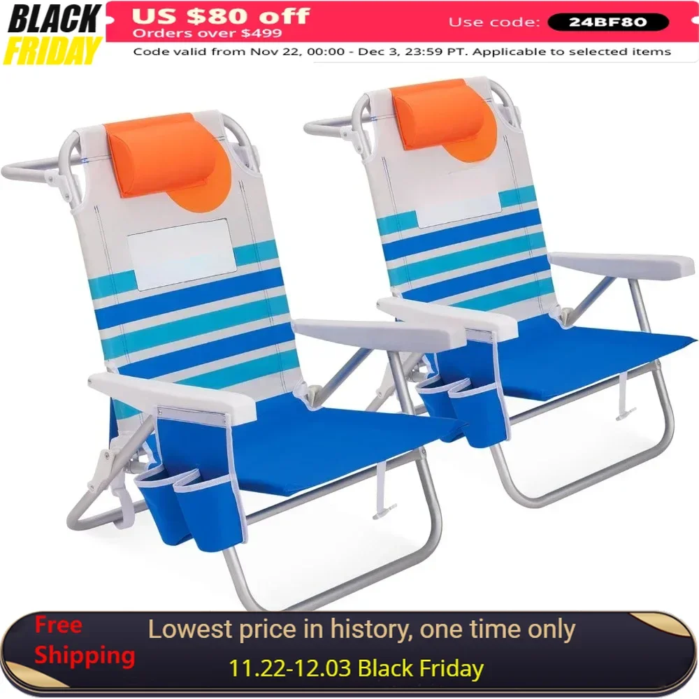 Folding Chair, Sturdy & Lightweight Backpack Beach Chair – AI Designed & Crafted/Bundle of 2 Units, Portable Camping Chair
Folding Chair, Sturdy & Lightweight Backpack Beach Chair – AI Designed & Crafted/Bundle of 2 Units, Portable Camping Chair
