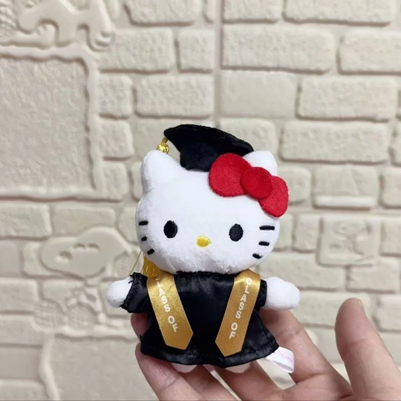Cute Hello Kitty Plush Kleychain Kawaii Graduation Gown and Cap Stuffed Toy Bag Doll Pendant Perfect Graduation Gift for Student
Cute Hello Kitty Plush Kleychain Kawaii Graduation Gown and Cap Stuffed Toy Bag Doll Pendant Perfect Graduation Gift for Student