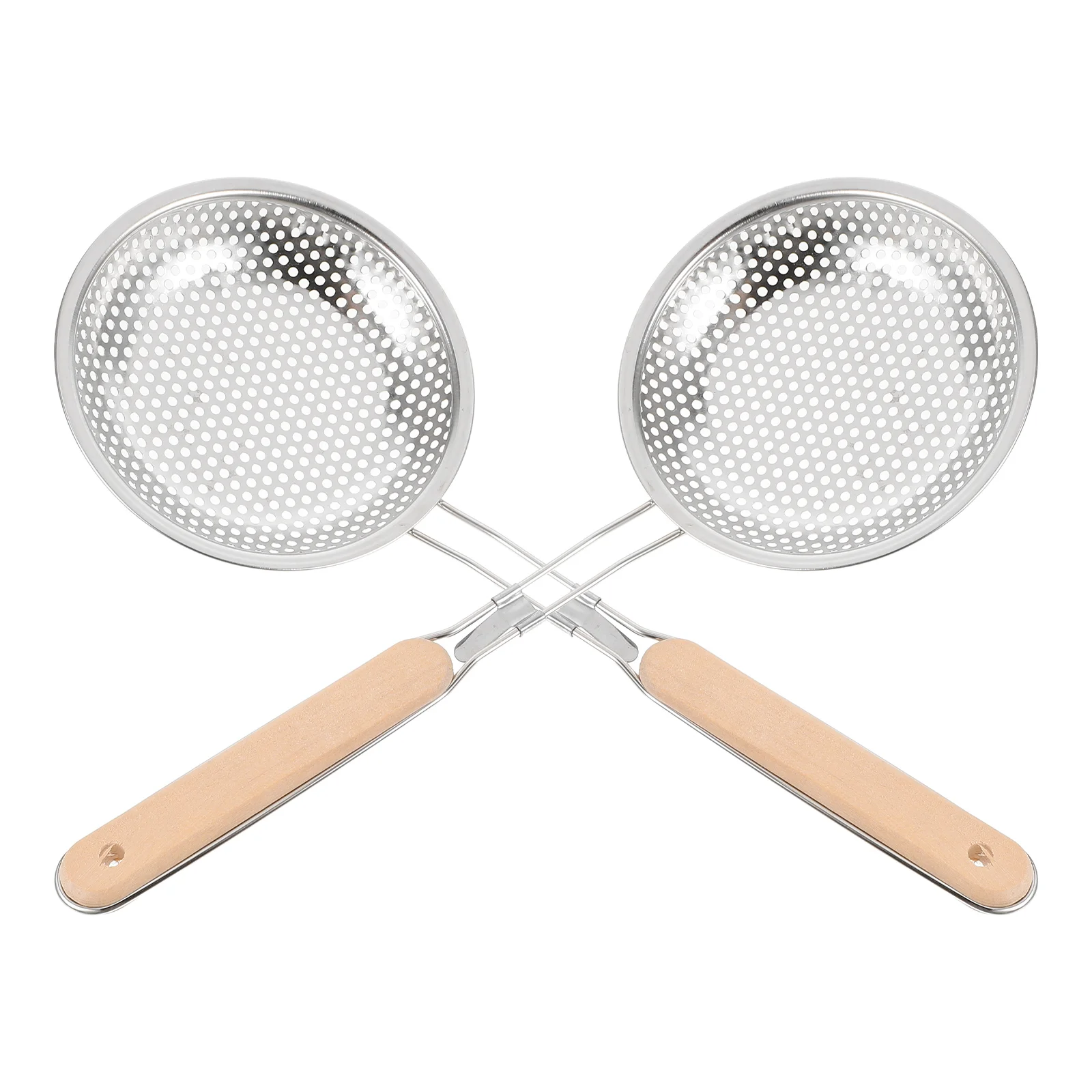 2 Pcs Colander Skimmer for Cooking Spoon Stainless Steel Oil Filter Strainer Wood Separating Noodle Spaghetti Scoop
2 Pcs Colander Skimmer for Cooking Spoon Stainless Steel Oil Filter Strainer Wood Separating Noodle Spaghetti Scoop