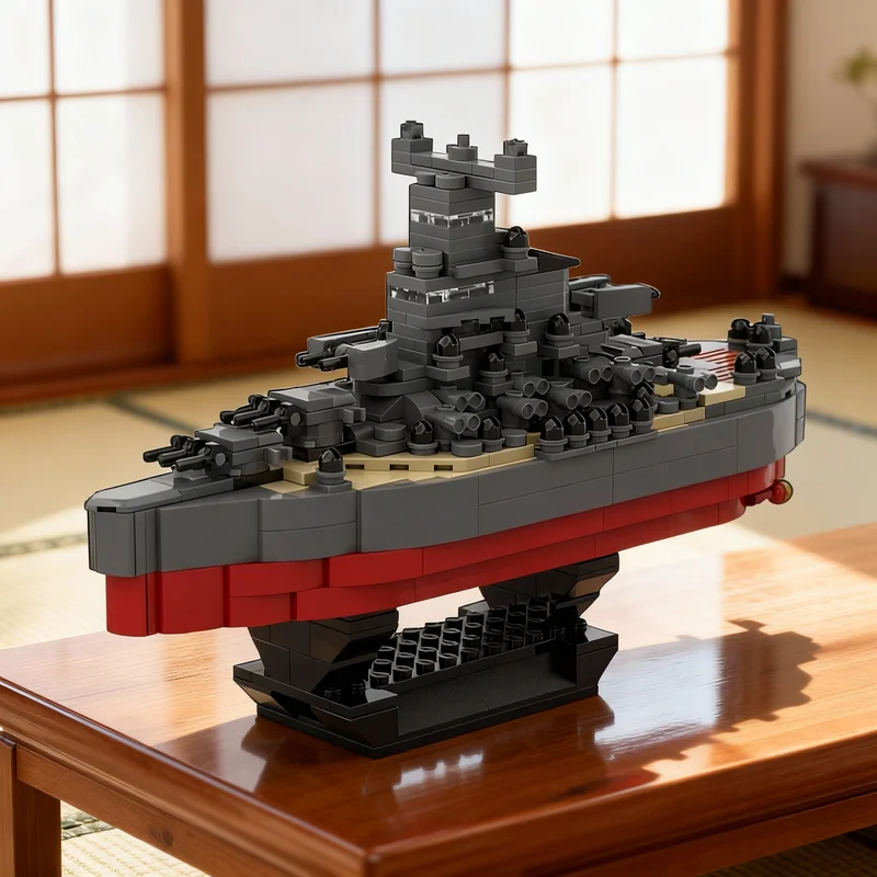 545 деталей MOC: Конструктор «Боевой корабль Ямато» (масштабная, супердизайнерская модель), идея для рождественского подарка, развивающая игрушка для детей, архитектурный конструктор
545 деталей MOC: Конструктор «Боевой корабль Ямато» (масштабная, супердизайнерская модель), идея для рождественского подарка, развивающая игрушка для детей, архитектурный конструктор