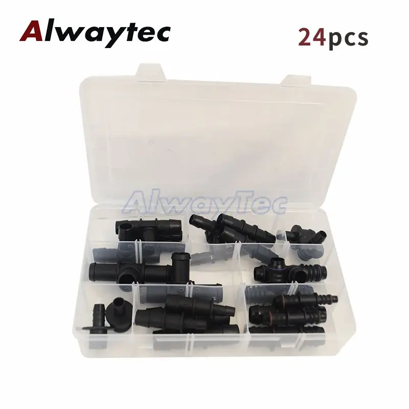24PCS Automotive Parts Plastic Connector Kit Quick Disconnect Fuel Fir Tree Connector Kit T/Z-Type Tee Connectors
24PCS Automotive Parts Plastic Connector Kit Quick Disconnect Fuel Fir Tree Connector Kit T/Z-Type Tee Connectors