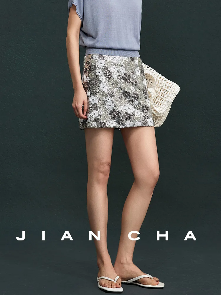 Jiancha Gentle ey Series ort f Skirt Embroidered Heavy Work Multi Color Precision Sequin A-Line Skirt for Women
Jiancha Gentle ey Series ort f Skirt Embroidered Heavy Work Multi Color Precision Sequin A-Line Skirt for Women