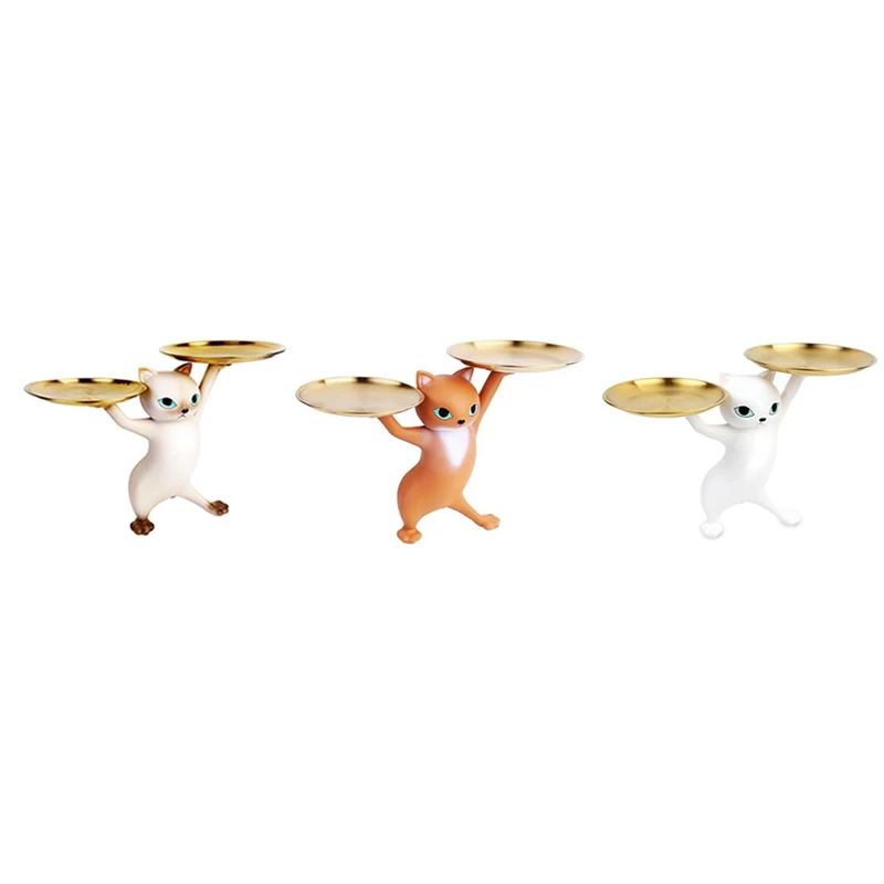 Cat Tray For Decor,Cat Decor Resin Tray For Candy Jewelry Earrings Ring Key Holder Tray, Great For Entryway Home Decor Durable C
Cat Tray For Decor,Cat Decor Resin Tray For Candy Jewelry Earrings Ring Key Holder Tray, Great For Entryway Home Decor Durable C