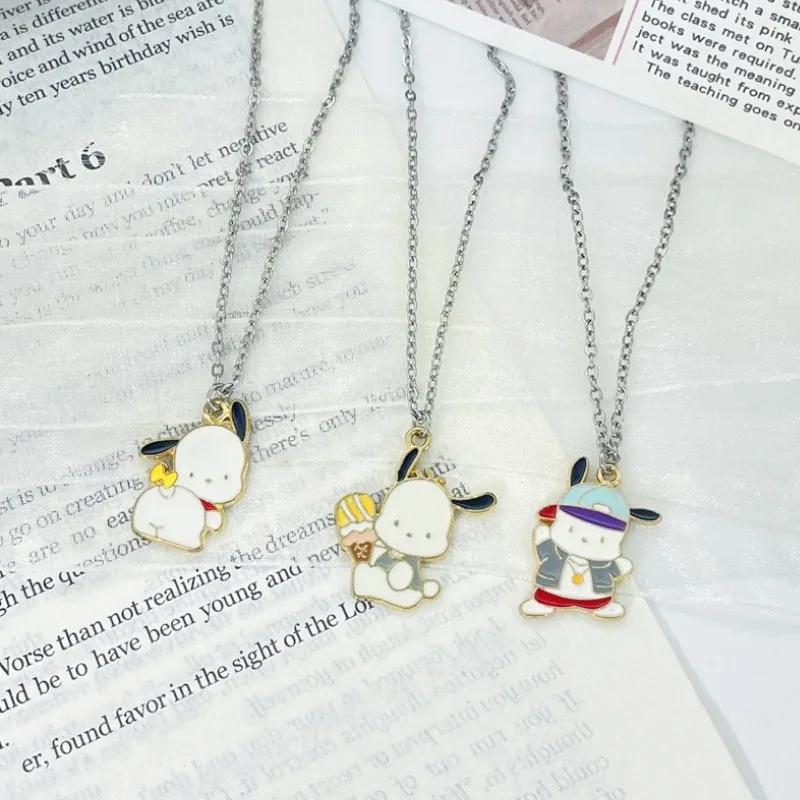 Sanrio Pochacco Jewelry Accessories Anime Cartoon Alloy Pendant Cute Necklac Action Character Decoration Children Birthday Gift
Sanrio Pochacco Jewelry Accessories Anime Cartoon Alloy Pendant Cute Necklac Action Character Decoration Children Birthday Gift
