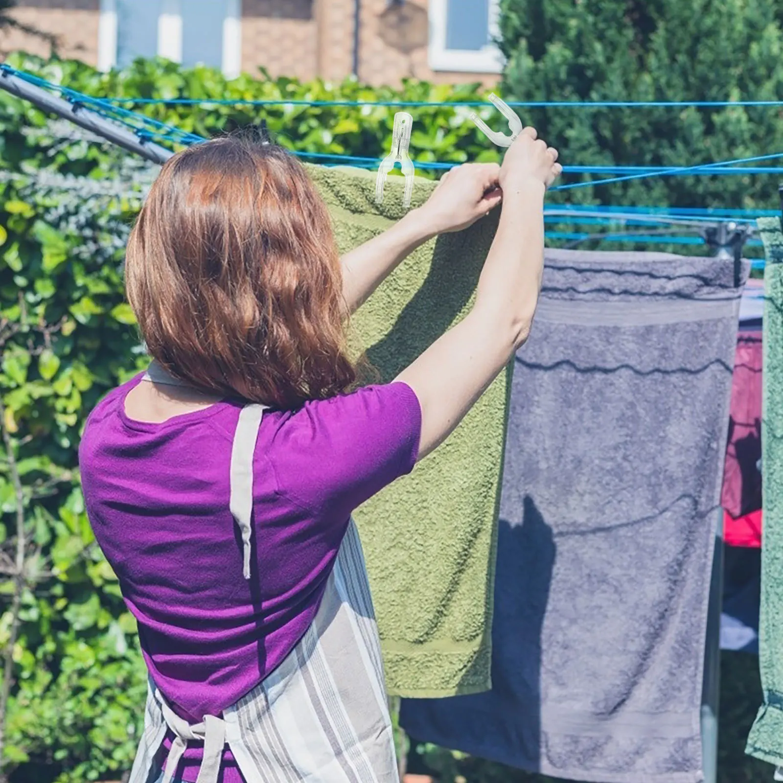 4Pcs Transparent Spring-Loaded Kitchen Towel Clips Non-Slip Secure Hold for Towels in Bathroom Beach Chair Use
4Pcs Transparent Spring-Loaded Kitchen Towel Clips Non-Slip Secure Hold for Towels in Bathroom Beach Chair Use