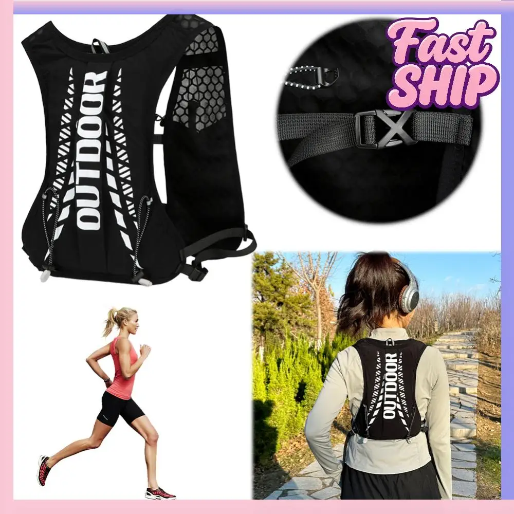 Нейлоновая сумка для пешего туризма, 5 л, дышащий легкий спортивный рюкзак для бега (черный)
Нейлоновая сумка для пешего туризма, 5 л, дышащий легкий спортивный рюкзак для бега (черный)