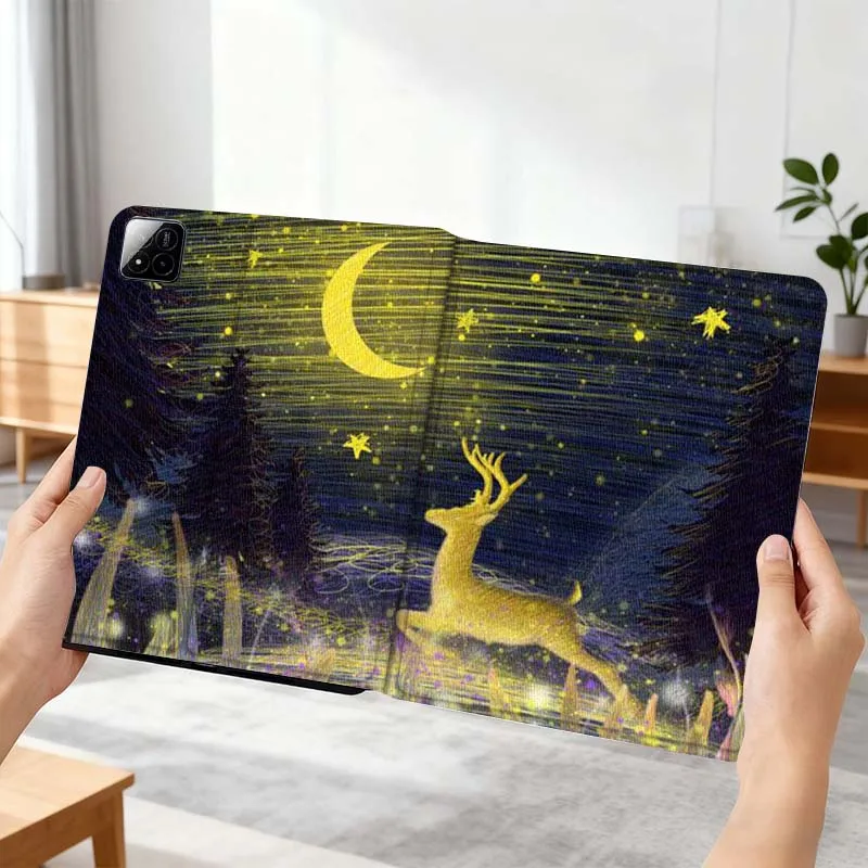 Starry Deer Forest Shining Gift For Xiaomi Mi Pad Mini 4 5 6 7 SE Pro Plus Redmi Pad 2 SE 2025 8.8 11 Foldable Tablet Case
Starry Deer Forest Shining Gift For Xiaomi Mi Pad Mini 4 5 6 7 SE Pro Plus Redmi Pad 2 SE 2025 8.8 11 Foldable Tablet Case