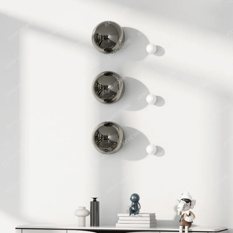 Modern Light Luxury Metal Wall Decorations round Sphere Wall Hangings Background Wall Ornament
Modern Light Luxury Metal Wall Decorations round Sphere Wall Hangings Background Wall Ornament