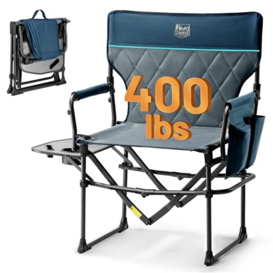 Aluminum Camping Directors Chair with Side Table Pocket, Portable Folding Chair, Heavy Duty Lawn Chair for Fishing Trip Picnic
Aluminum Camping Directors Chair with Side Table Pocket, Portable Folding Chair, Heavy Duty Lawn Chair for Fishing Trip Picnic