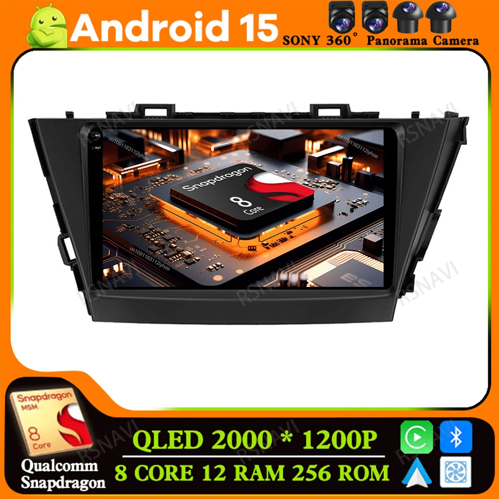 Android 15 For Toyota Prius Plus V Alpha 2012-2017 Multimedia GPS Qualcomm 5G WIFI Viedo Player Navigation Car Radio BT
Android 15 For Toyota Prius Plus V Alpha 2012-2017 Multimedia GPS Qualcomm 5G WIFI Viedo Player Navigation Car Radio BT
