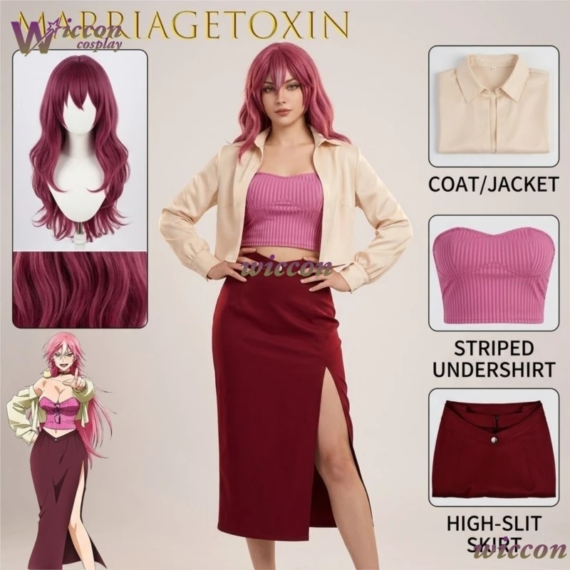 Marriagetoxin Flowers Arashiyama Kimie Cosplay Costume Set Anime Role Play Outfit With Crop Top Cardigan Skirt Halloween Party
Marriagetoxin Flowers Arashiyama Kimie Cosplay Costume Set Anime Role Play Outfit With Crop Top Cardigan Skirt Halloween Party