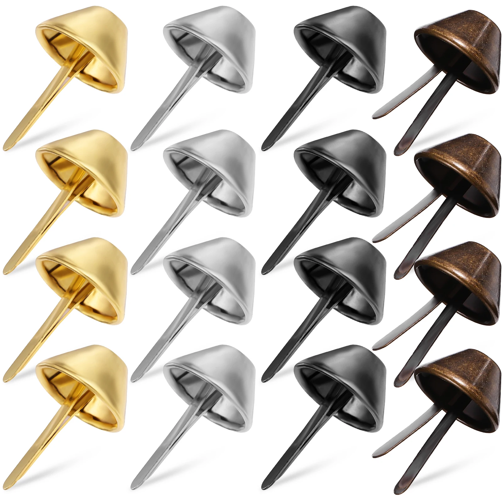 200 pcs Iron Cone Bag Feet Studs for Handbag Purse Rivet Hardware Clothing Supplies Cone Shape Nailhead Electroplated
200 pcs Iron Cone Bag Feet Studs for Handbag Purse Rivet Hardware Clothing Supplies Cone Shape Nailhead Electroplated