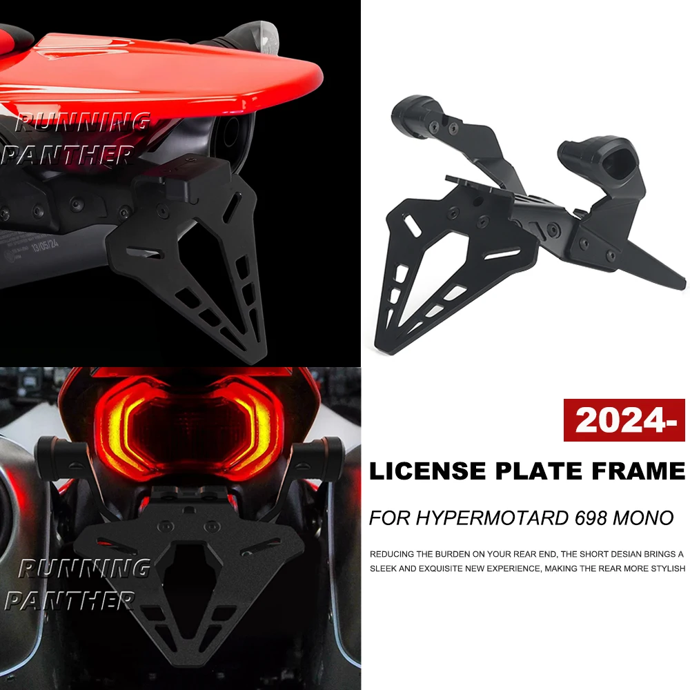 ДЛЯ HYPERMOTARD 698 MONO 2024-новая задняя короткая задняя бабка мотоцикла, аккуратный держатель номерного знака, кронштейн задней бабки, светодиодный светильник 
ДЛЯ HYPERMOTARD 698 MONO 2024-новая задняя короткая задняя бабка мотоцикла, аккуратный держатель номерного знака, кронштейн задней бабки, светодиодный светильник