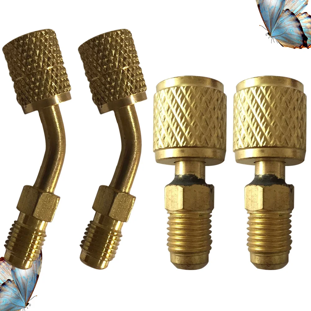 4Pcs R410a Air Conditioner Adapter Hose Set Metal Rubber Seal Quick Coupler Connector for Car Ac Refrigeration Hose
4Pcs R410a Air Conditioner Adapter Hose Set Metal Rubber Seal Quick Coupler Connector for Car Ac Refrigeration Hose