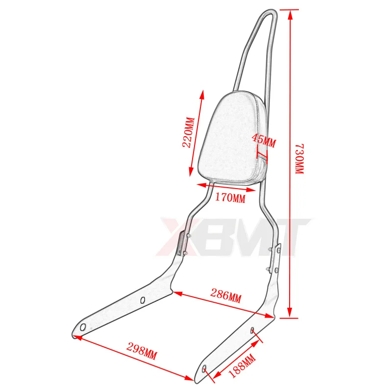 For Honda Shadow Phantom 750 VT750 VT750C2B 2010-2019 Spirit VT750C2 2007-2014 Motorcycle Passenger Backrest Sissy Bar
For Honda Shadow Phantom 750 VT750 VT750C2B 2010-2019 Spirit VT750C2 2007-2014 Motorcycle Passenger Backrest Sissy Bar