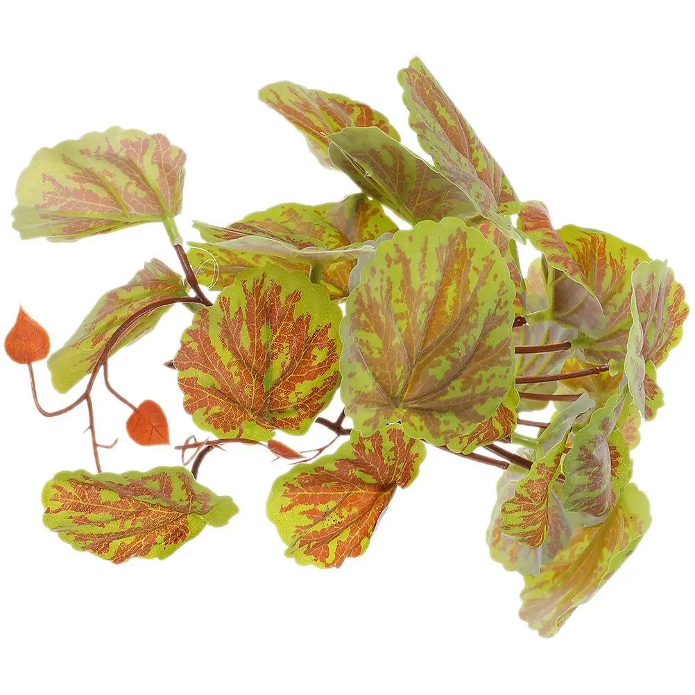 Artificial Hanging Plants Reptile Tank Vines Leaves for Decoration Fake Habitat Reptiles Terrarium Plastic
Artificial Hanging Plants Reptile Tank Vines Leaves for Decoration Fake Habitat Reptiles Terrarium Plastic