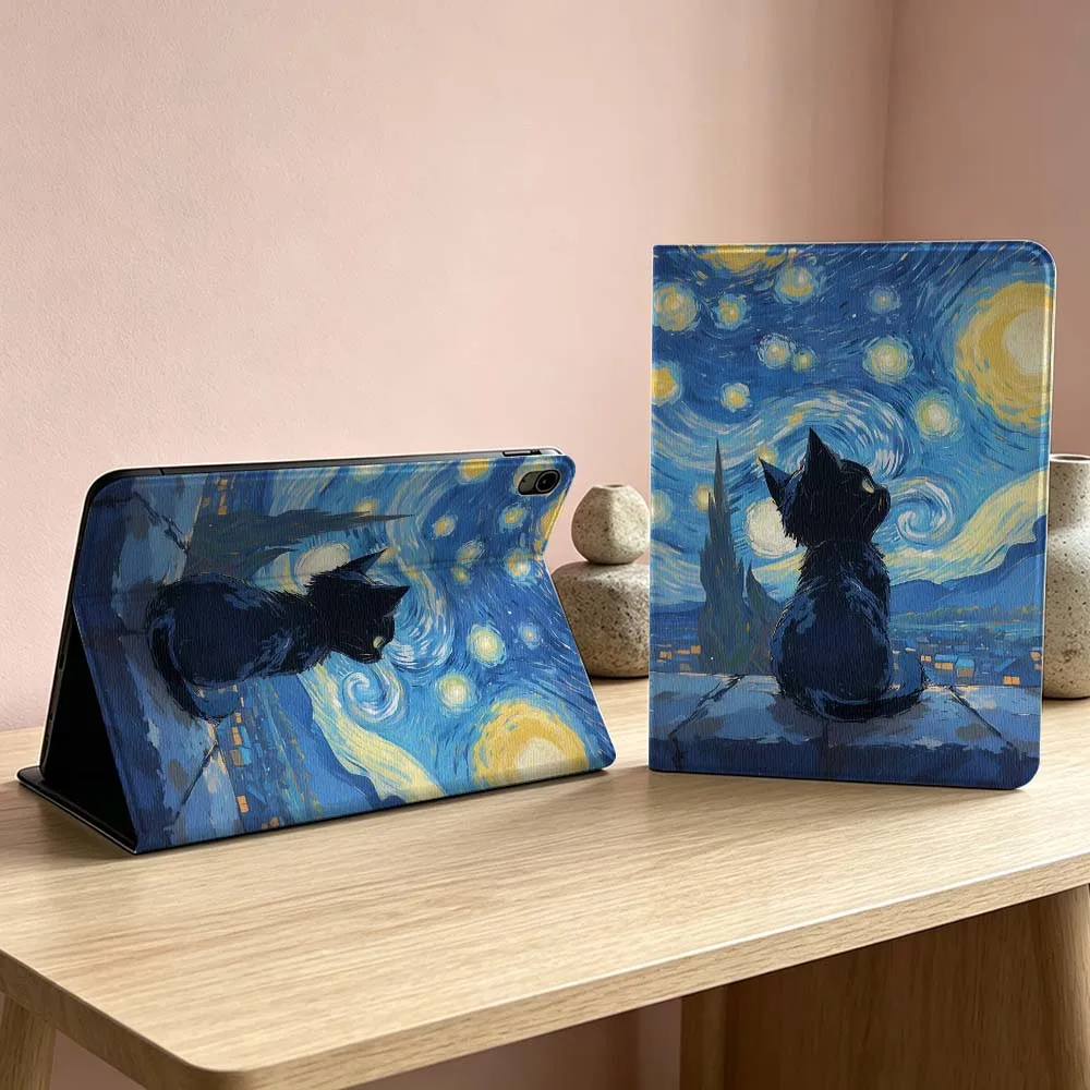 Luxury Starry Night Cats Soft For iPad Pro Air mini 7 6 5 4 3 2 1 9gen 8gen M5 M4 11th 10th A17 Pro A16 Inch Tablet Case
Luxury Starry Night Cats Soft For iPad Pro Air mini 7 6 5 4 3 2 1 9gen 8gen M5 M4 11th 10th A17 Pro A16 Inch Tablet Case