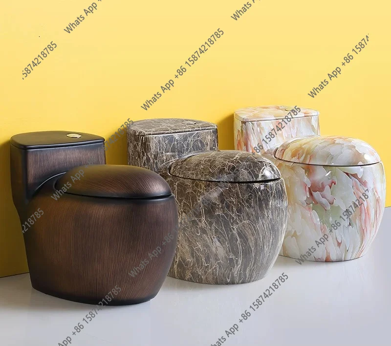New wood grain toilet stone grain toilet ceramic creative personality color toilet water saving and great impact
New wood grain toilet stone grain toilet ceramic creative personality color toilet water saving and great impact