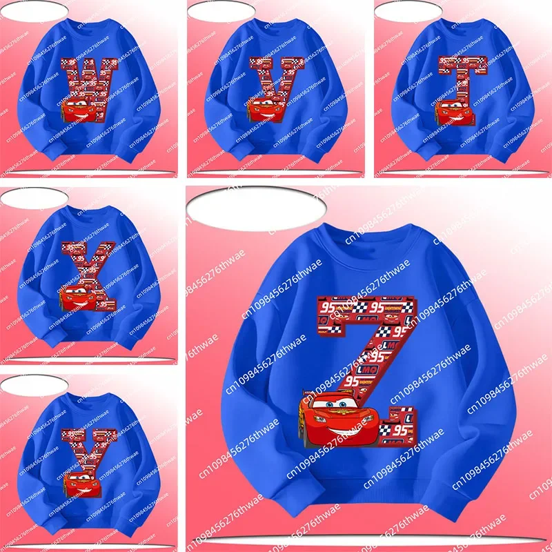 Disney Alphabet A-Z Fall/Winter Pullover Shirt Racing Car Adventure Children's Crewneck Sweatshirt for Boys and Girls with Hoodi
Disney Alphabet A-Z Fall/Winter Pullover Shirt Racing Car Adventure Children's Crewneck Sweatshirt for Boys and Girls with Hoodi