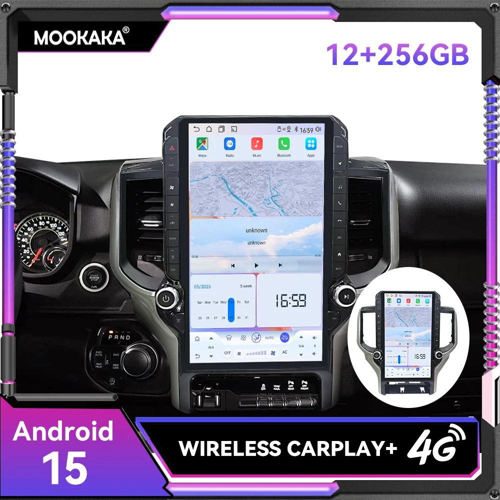 14.5" Touch Screen Android 8+256GB Carplay For RAM 1500 2500 3500 2019-2023 Car Radio DSP Multimedia Player GPS Stereo Head Unit
14.5" Touch Screen Android 8+256GB Carplay For RAM 1500 2500 3500 2019-2023 Car Radio DSP Multimedia Player GPS Stereo Head Unit