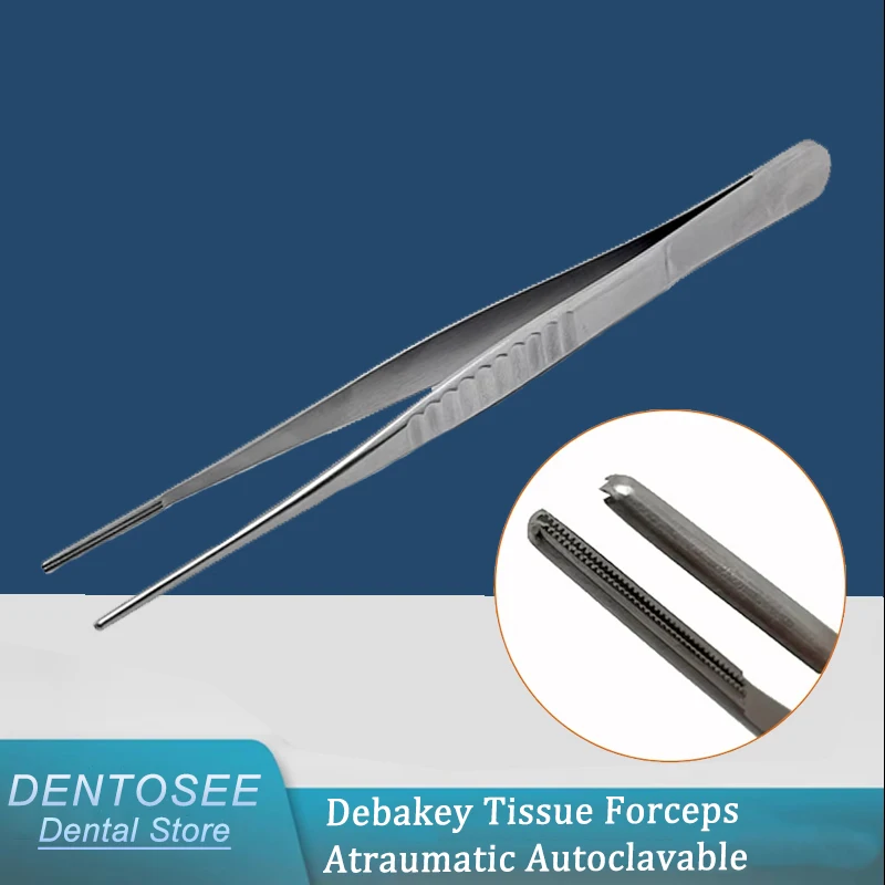 Debakey Forceps Autoclavable Atraumatic Tissue Forceps for Vascular Surgery Tools
Debakey Forceps Autoclavable Atraumatic Tissue Forceps for Vascular Surgery Tools