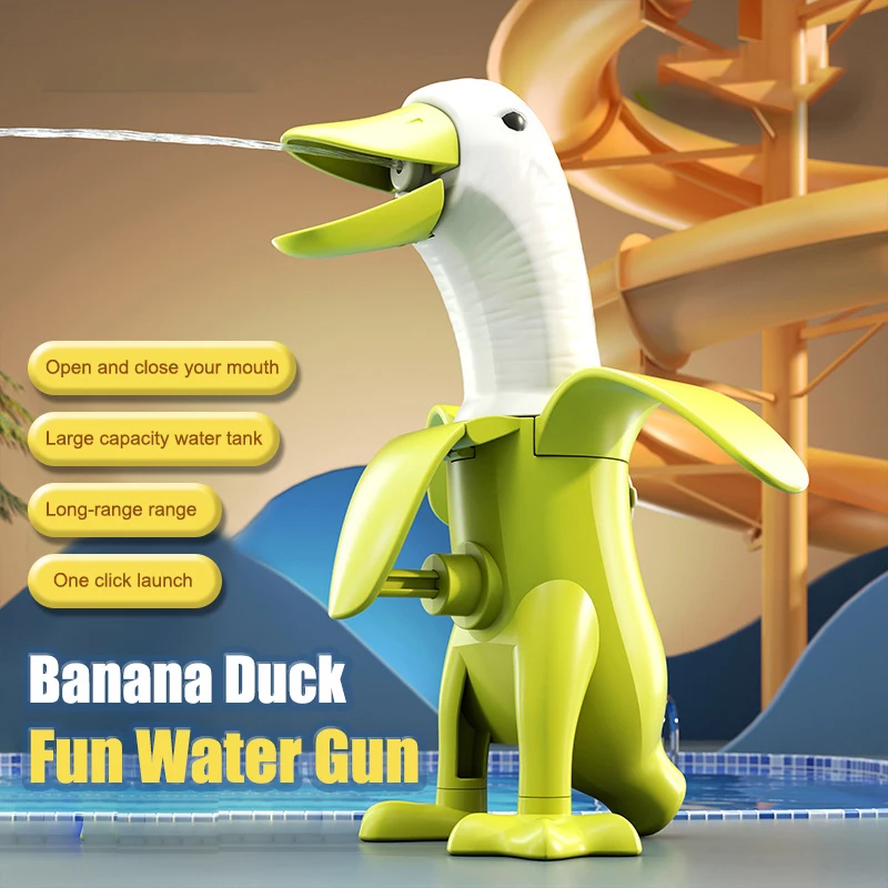 Fun Cute Banana Duck Water Spray Toy Summer Outdoor Beach Water Fighting Toys Baby Children Bath Water Toys For Kid Gifts
Fun Cute Banana Duck Water Spray Toy Summer Outdoor Beach Water Fighting Toys Baby Children Bath Water Toys For Kid Gifts