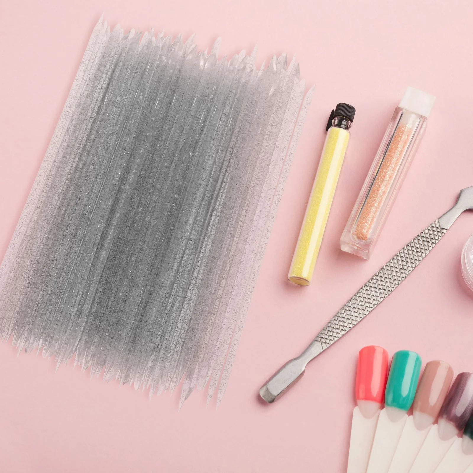 100 Pcs Plastic Cuticle Remover Nail Art Tools Fingernail Pusher Portable Aids Cleaning Ergonomic H Textured Grip Non Slip 
100 Pcs Plastic Cuticle Remover Nail Art Tools Fingernail Pusher Portable Aids Cleaning Ergonomic H Textured Grip Non Slip