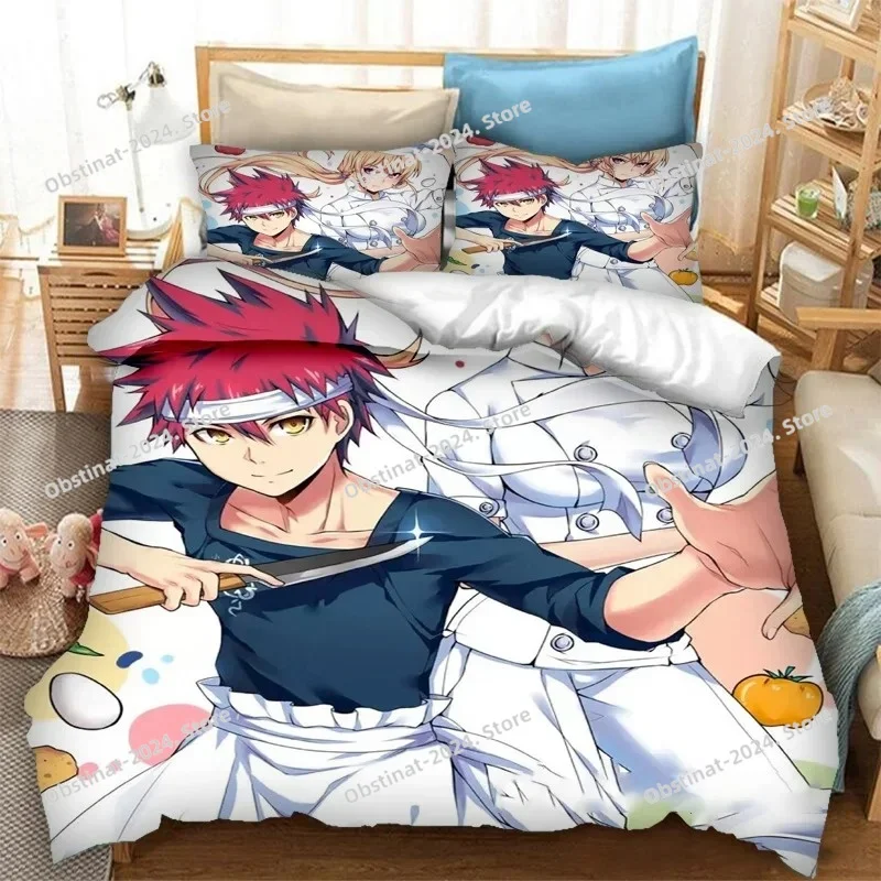 3d Anime Food Wars! Shokugeki No Soma Bedding Set Printed Duvet Cover Sheet Pillowcase Bed Soft Quilt Cover Full Queen King Size
3d Anime Food Wars! Shokugeki No Soma Bedding Set Printed Duvet Cover Sheet Pillowcase Bed Soft Quilt Cover Full Queen King Size
