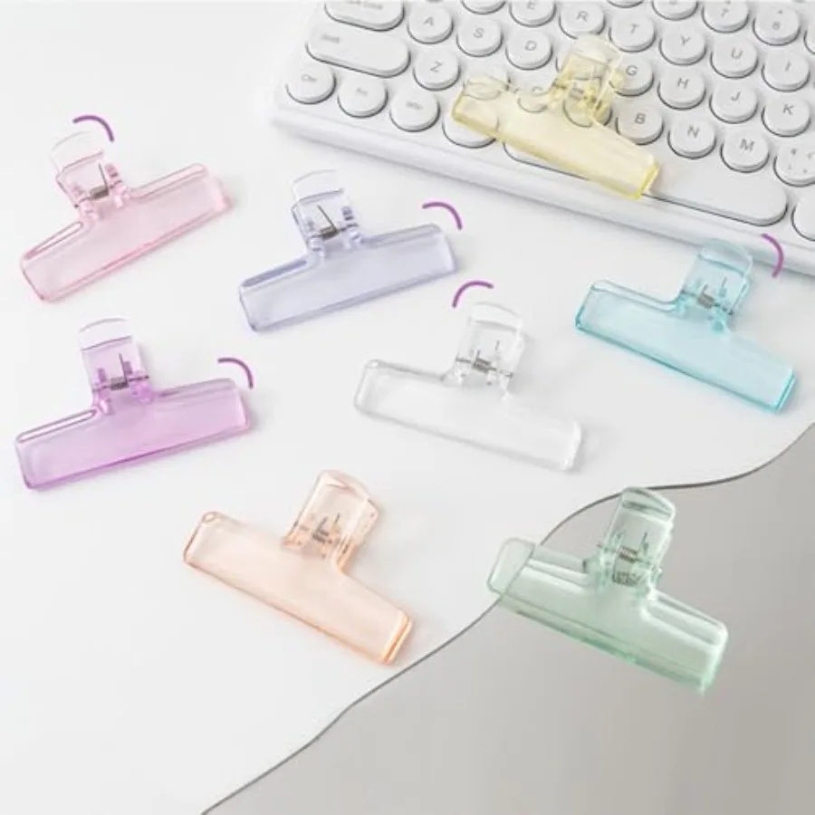 16 Pcs Clear Binder Clips, Plastic Bag Clip, Acrylic Paper Photo Food Clamps, Wide Mouth Seal Clamp, Transparent Air Tight Seal
16 Pcs Clear Binder Clips, Plastic Bag Clip, Acrylic Paper Photo Food Clamps, Wide Mouth Seal Clamp, Transparent Air Tight Seal