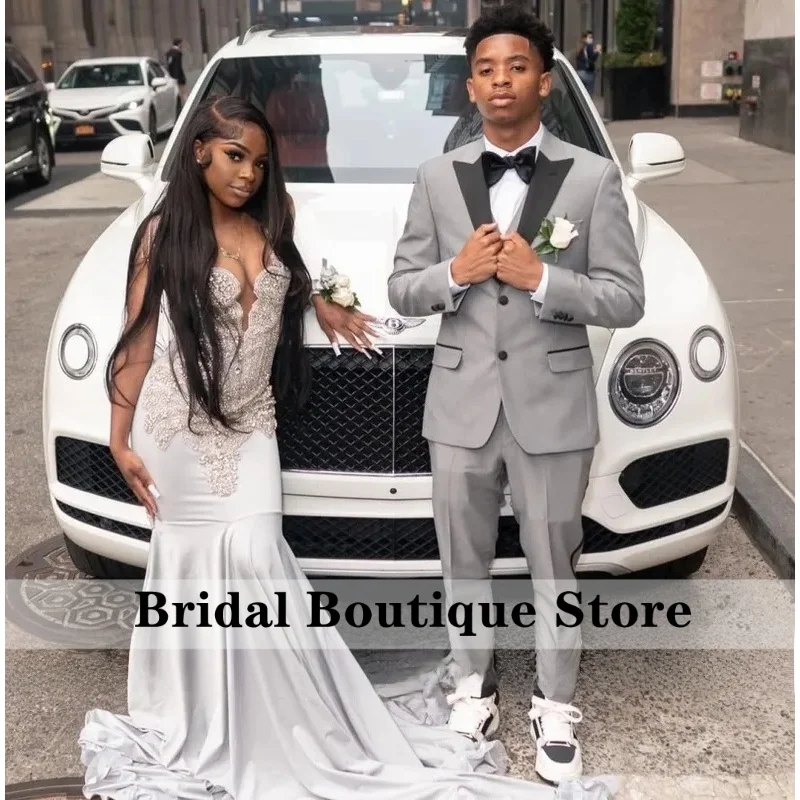 High Quality Prom Dresses 2026 Exquisite Beading Crystal Mermaid Party Dress For Black Girls African Evening Gowns Customized
High Quality Prom Dresses 2026 Exquisite Beading Crystal Mermaid Party Dress For Black Girls African Evening Gowns Customized