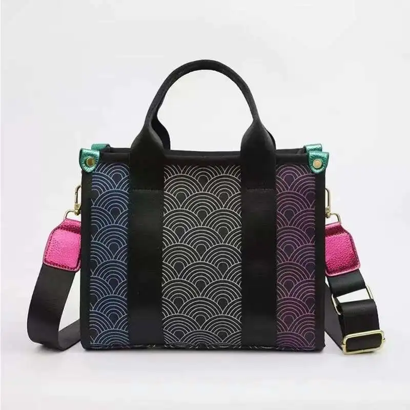 Versatile Color Blocked Handbag Women's Large Capacity Diagonal Strap Crossbody Square Fashion Geometric Patterns Shoulder Bag
Versatile Color Blocked Handbag Women's Large Capacity Diagonal Strap Crossbody Square Fashion Geometric Patterns Shoulder Bag