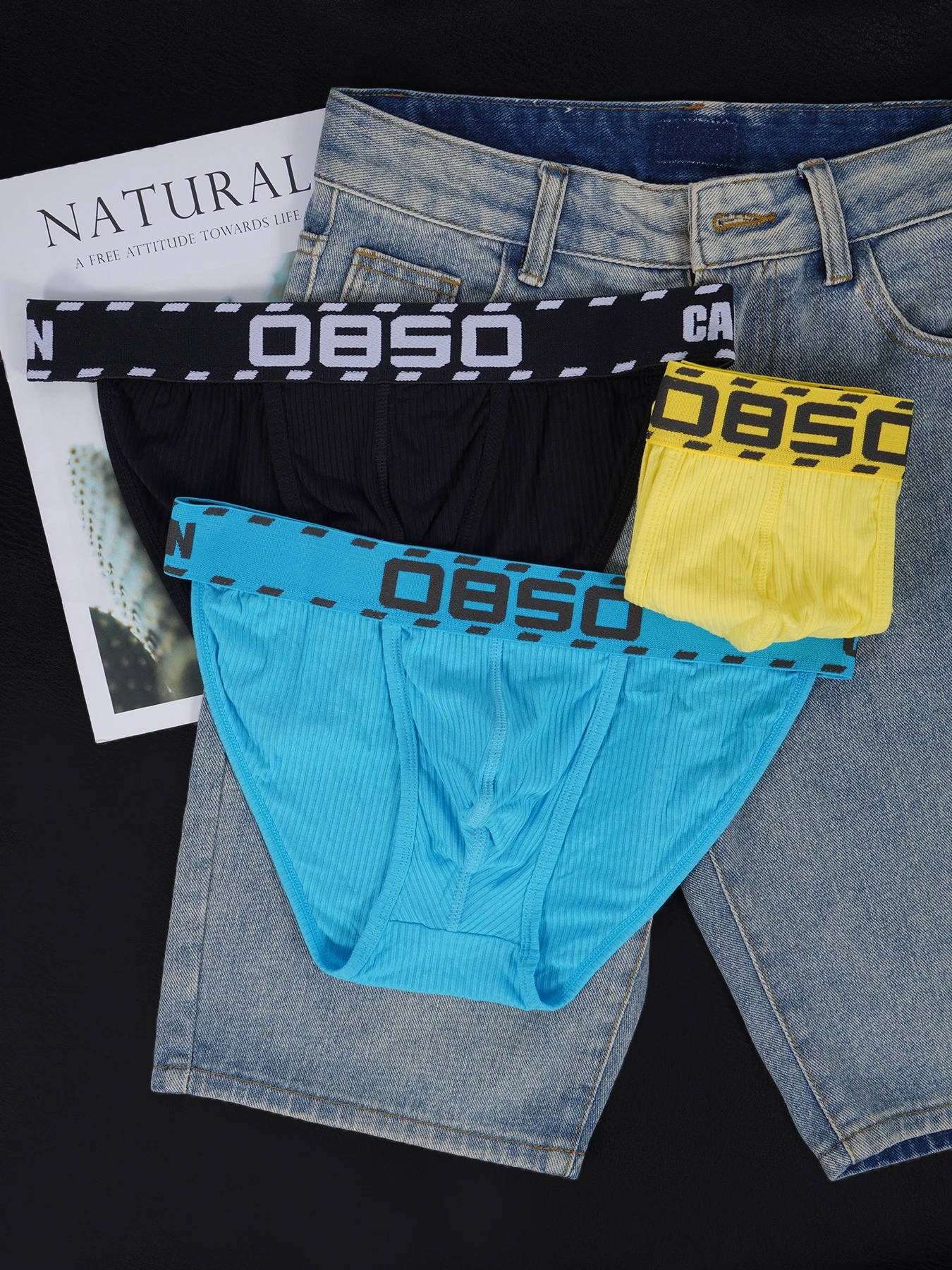 3 PCS Men's Cotton Ribbed Briefs Sport Elastic Waistband Breathable Multicolor Athletic Underwear
3 PCS Men's Cotton Ribbed Briefs Sport Elastic Waistband Breathable Multicolor Athletic Underwear