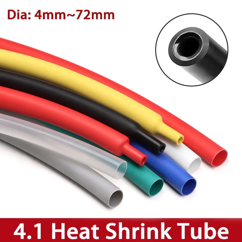 1 Meter 4:1 Heat Shrink Tube Thick Glue Dia.4/6/8/12/16/20/24/32/36/40/52/72mm Thermoresistant Tube Heat-shrinkable Cable Sleeve
1 Meter 4:1 Heat Shrink Tube Thick Glue Dia.4/6/8/12/16/20/24/32/36/40/52/72mm Thermoresistant Tube Heat-shrinkable Cable Sleeve