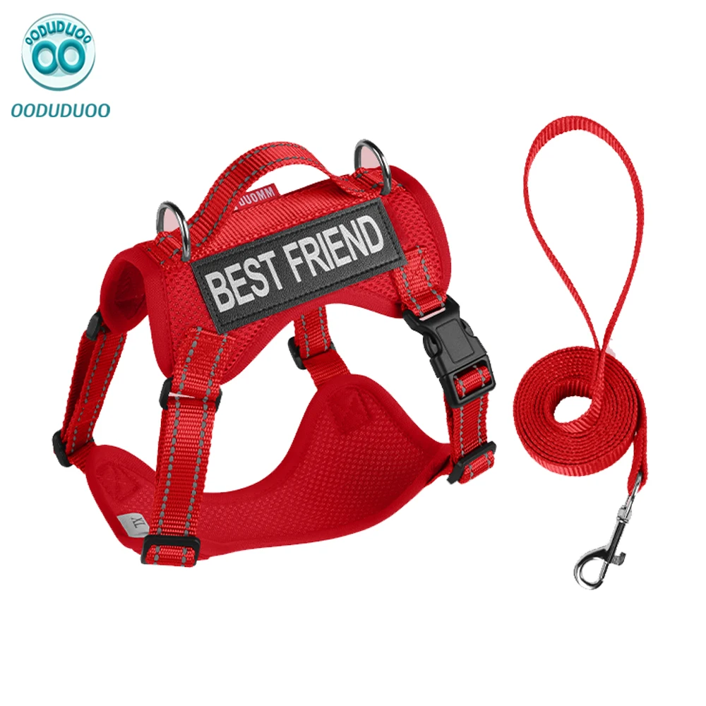 OODUDUOO Anti Pull Harness Vest for Dogs,Reflective Adjustable Pet Vest with Leash,Breathable Mesh Easy Control Front Back Clip
OODUDUOO Anti Pull Harness Vest for Dogs,Reflective Adjustable Pet Vest with Leash,Breathable Mesh Easy Control Front Back Clip