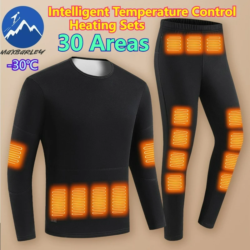 Maxbarley Intelligent Heated Underwear Sets Men Women Heating 30/16/14 Areas USB Thermal top+Pants Anti-Cold Winter Sports Set
Maxbarley Intelligent Heated Underwear Sets Men Women Heating 30/16/14 Areas USB Thermal top+Pants Anti-Cold Winter Sports Set