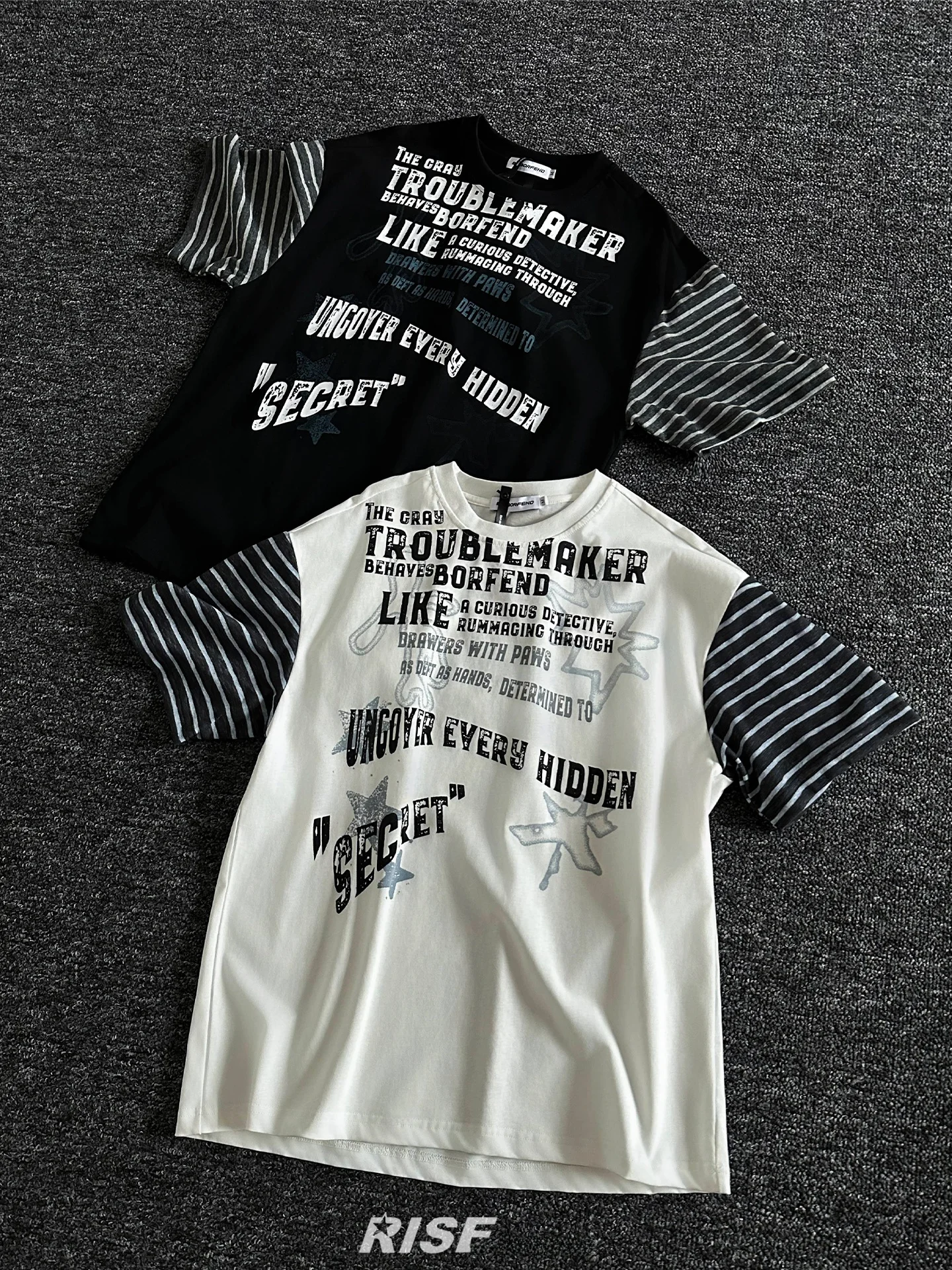 Rise Brand Unisex Casual Short Sleeve T-Shirt Street Style Loose Fit Doodle Print Neutral Letters Couple Matching Cotton Tee
Rise Brand Unisex Casual Short Sleeve T-Shirt Street Style Loose Fit Doodle Print Neutral Letters Couple Matching Cotton Tee